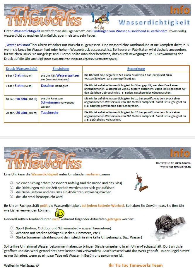 TTTW_Merkblatt_Wasserdichtigkeit TTTW_Merkblatt_Wasserdichtigkeit
